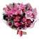 букет из роз и тюльпанов с лилией. Санкт-Петербург
