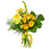 Желтый букет из роз и хризантем. Санкт-Петербург