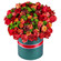 композиция из роз и хризантем в шляпной коробке. Санкт-Петербург